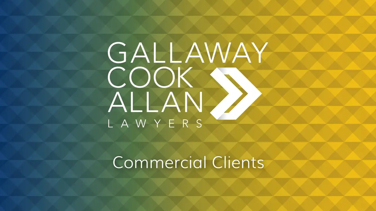Gallaway Cook Allan Commercial Clients title graphic.