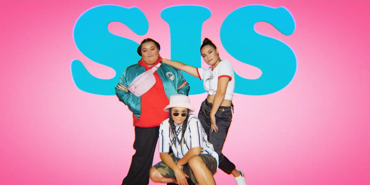 SIS title graphics featuring the three leading Samoan women.